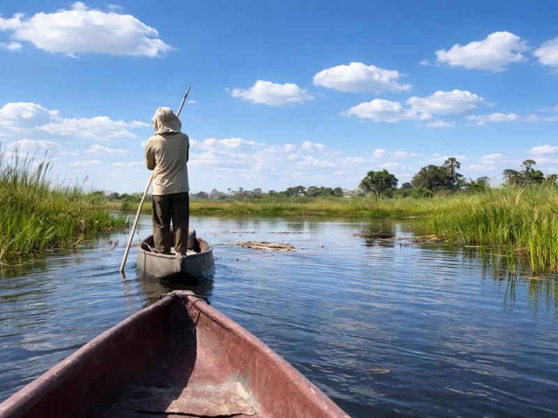 All-Inclusive Okavango Delta Mokoro Tour – Wildlife & Serenity
